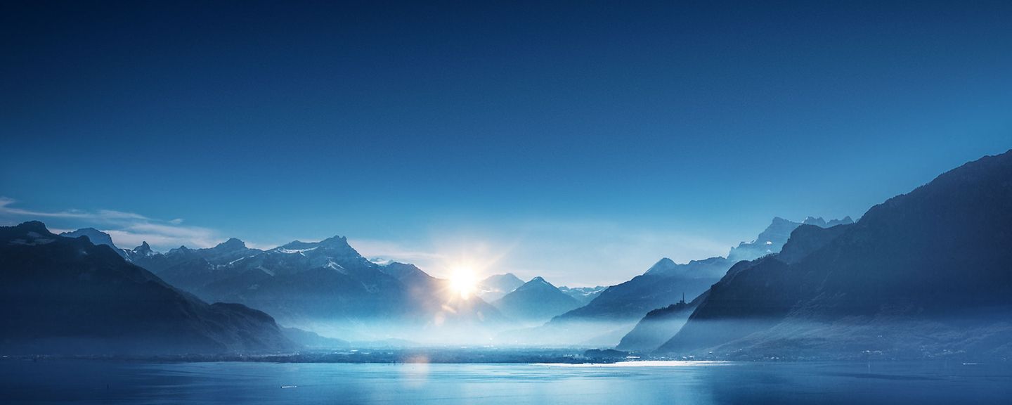Blue Planet Sujet mit See Blue Planet Sujet mit See