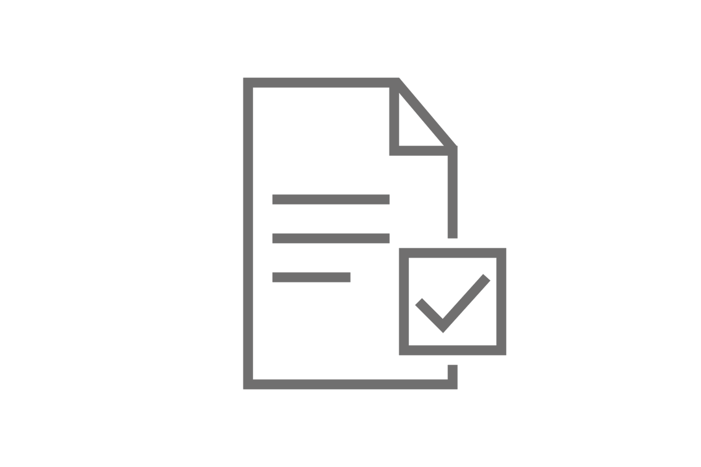 Icon Prüfung Antrag