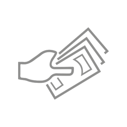 Icon Hand mit Geldscheinen