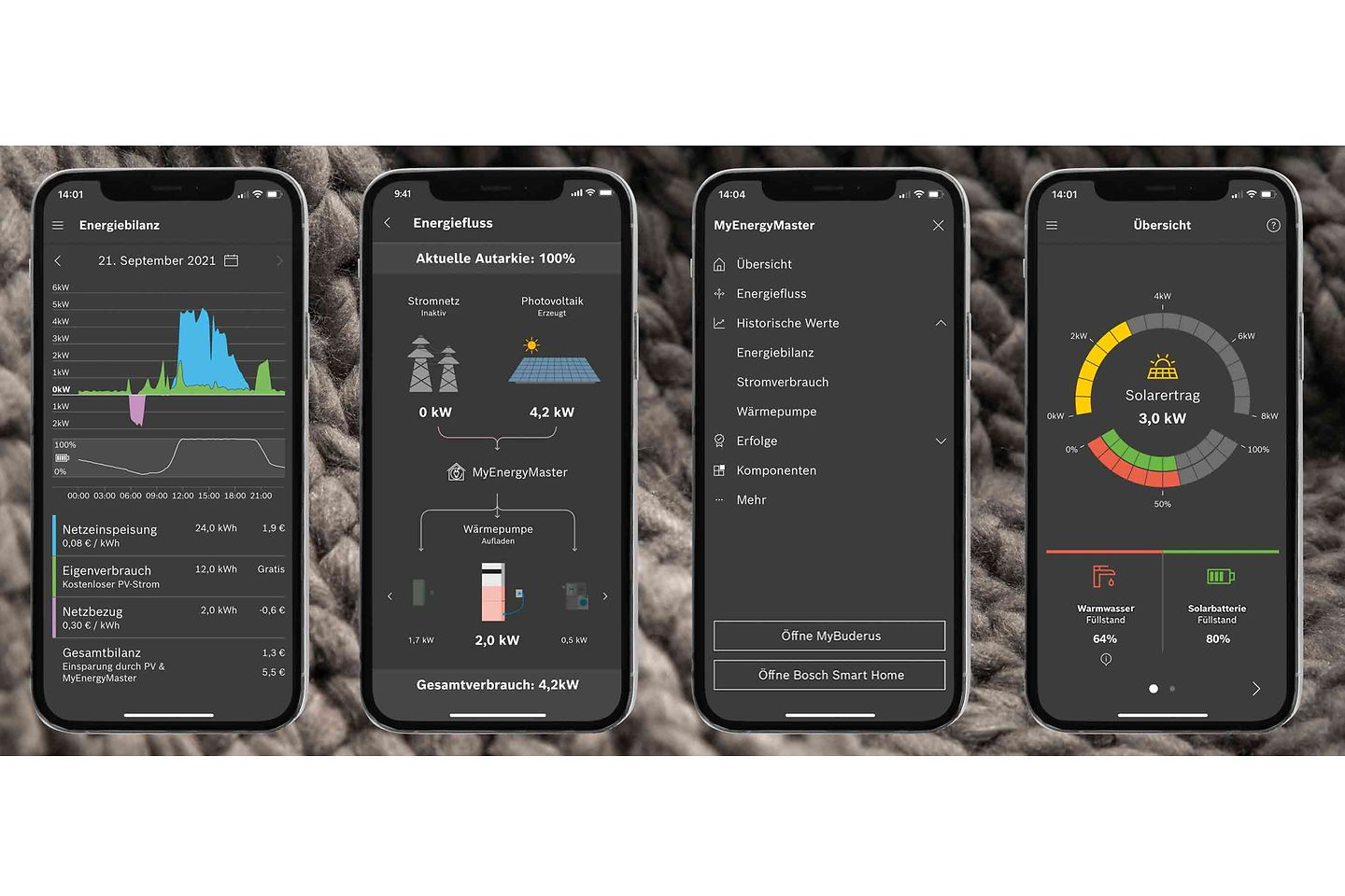 MyEnergyMaster Vorschau der App