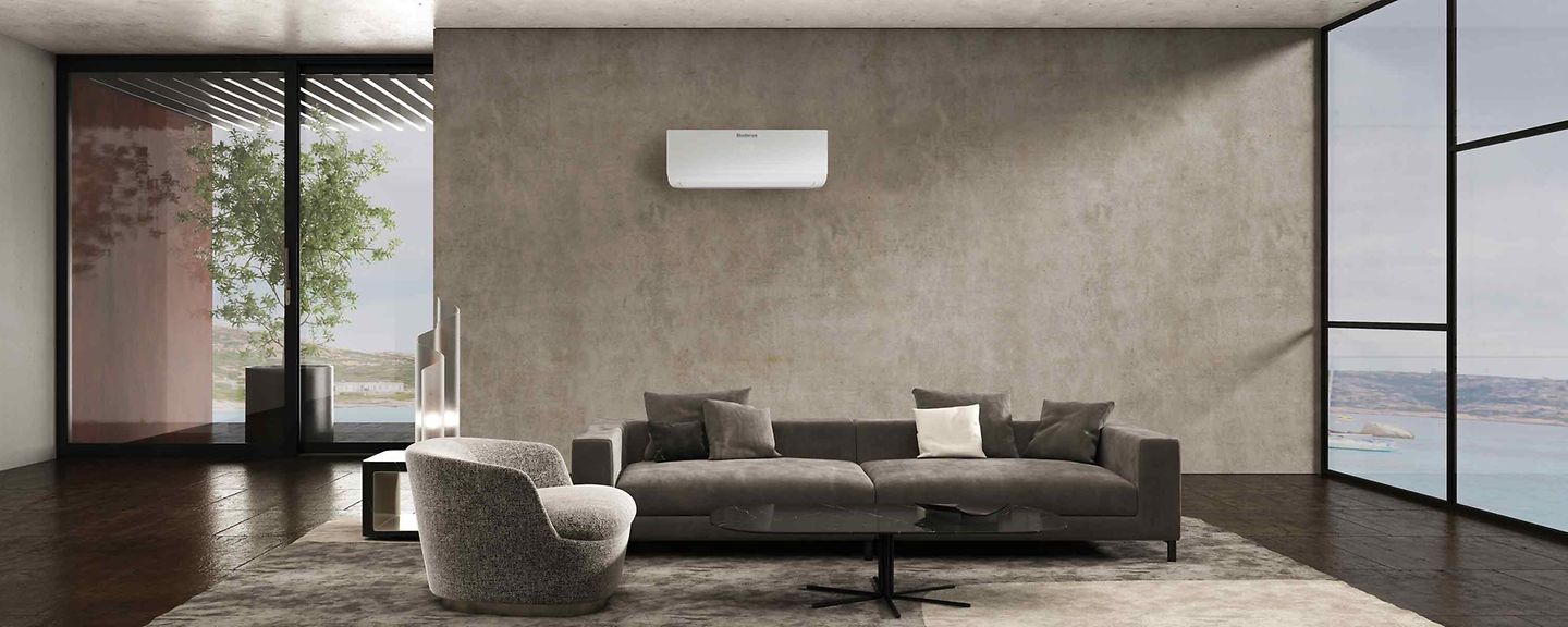 Wohnzimmer mit Klimaanlage Wohnzimmer mit Klimaanlage