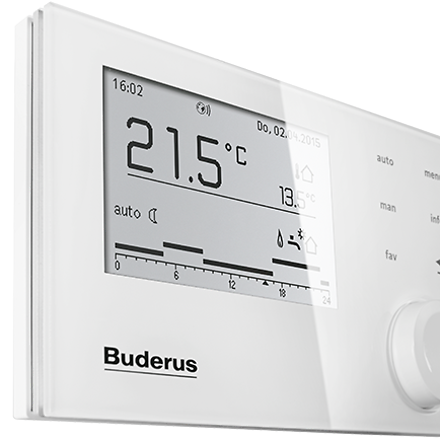 System-Bedieneinheit Logamatic RC310 weiss Buderus